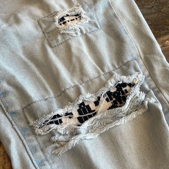 PAIGE Sz24 TRANSCEND VERDUGO ANKLE MIDRISE SKINNY MAYAN PATCH - Picture 7 of 16